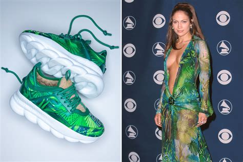 jlo green dress versace|geri halliwell green Versace dress.